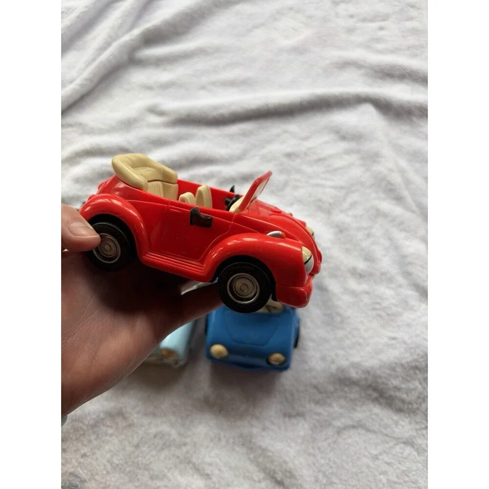 Chevron Cars Lot of 4 Plastic Toy Cars